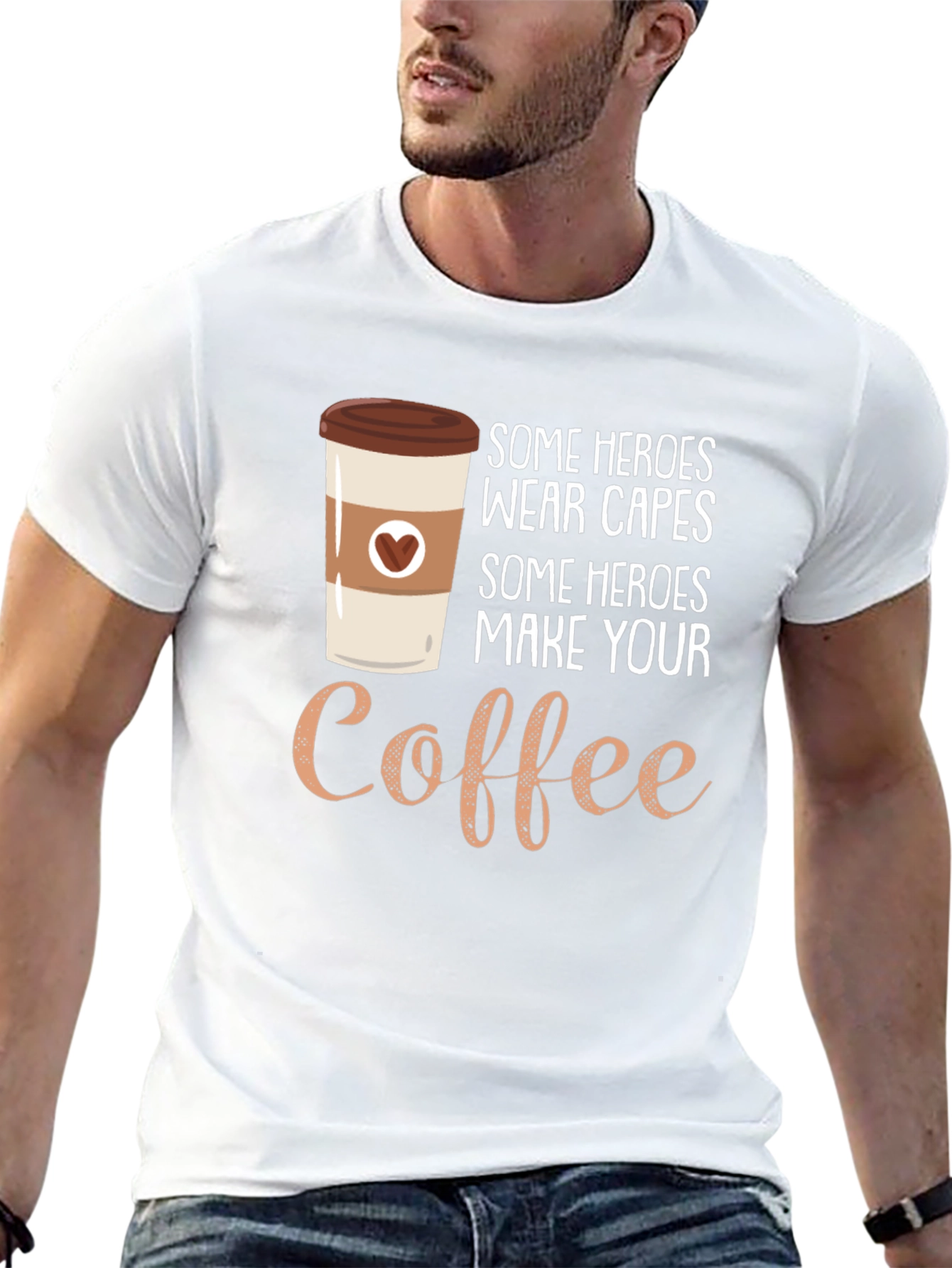 Coffee Hero T-Shirt - Makes Great Gift
