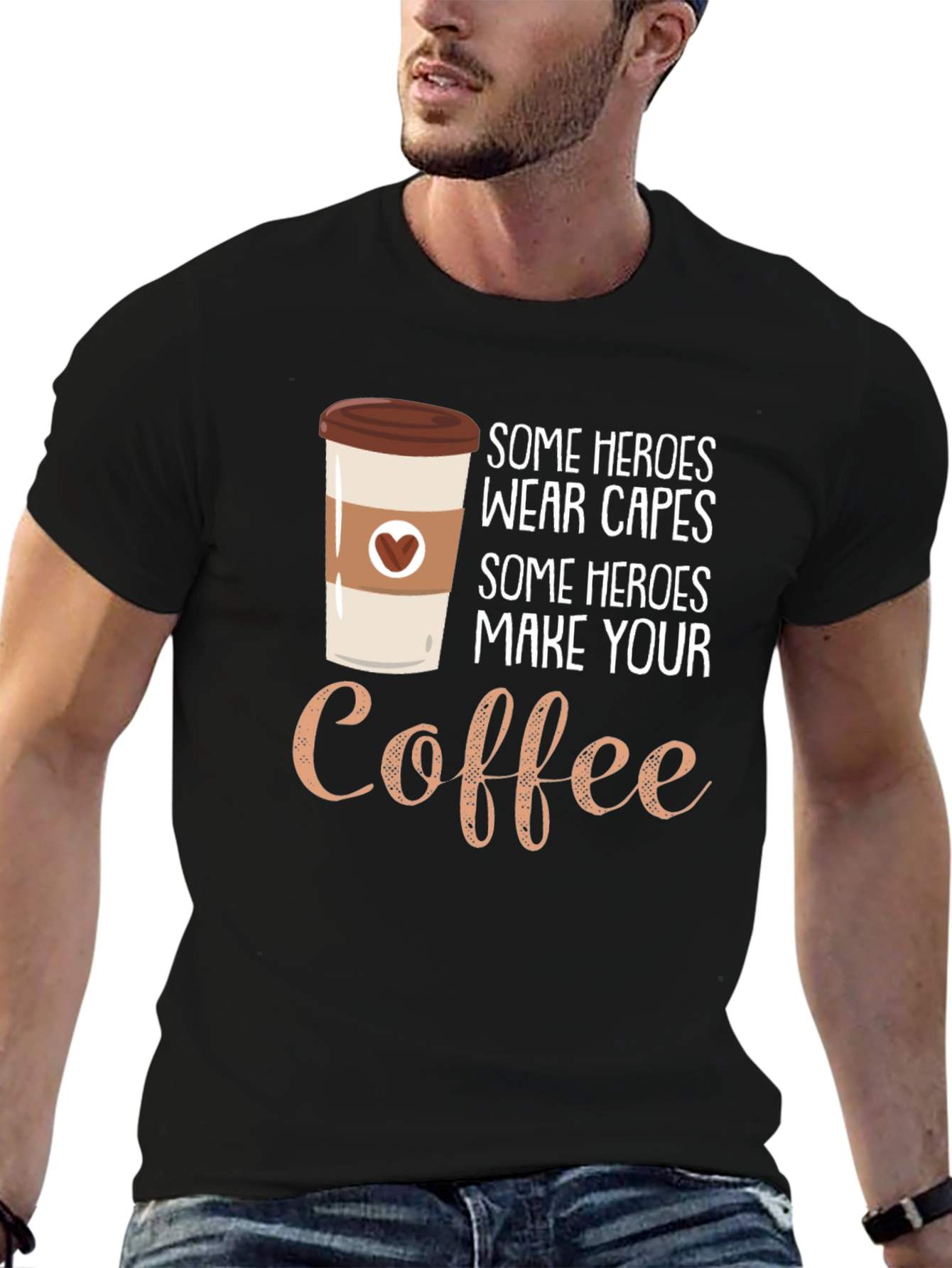 Coffee Hero T-Shirt - Makes Great Gift