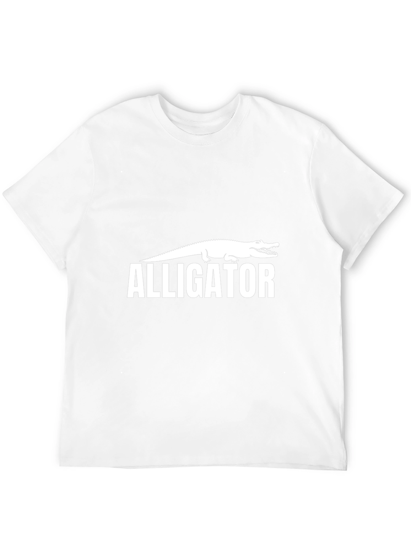 Alligator Graphic Tee - Stylish Black Cotton T-Shirt
