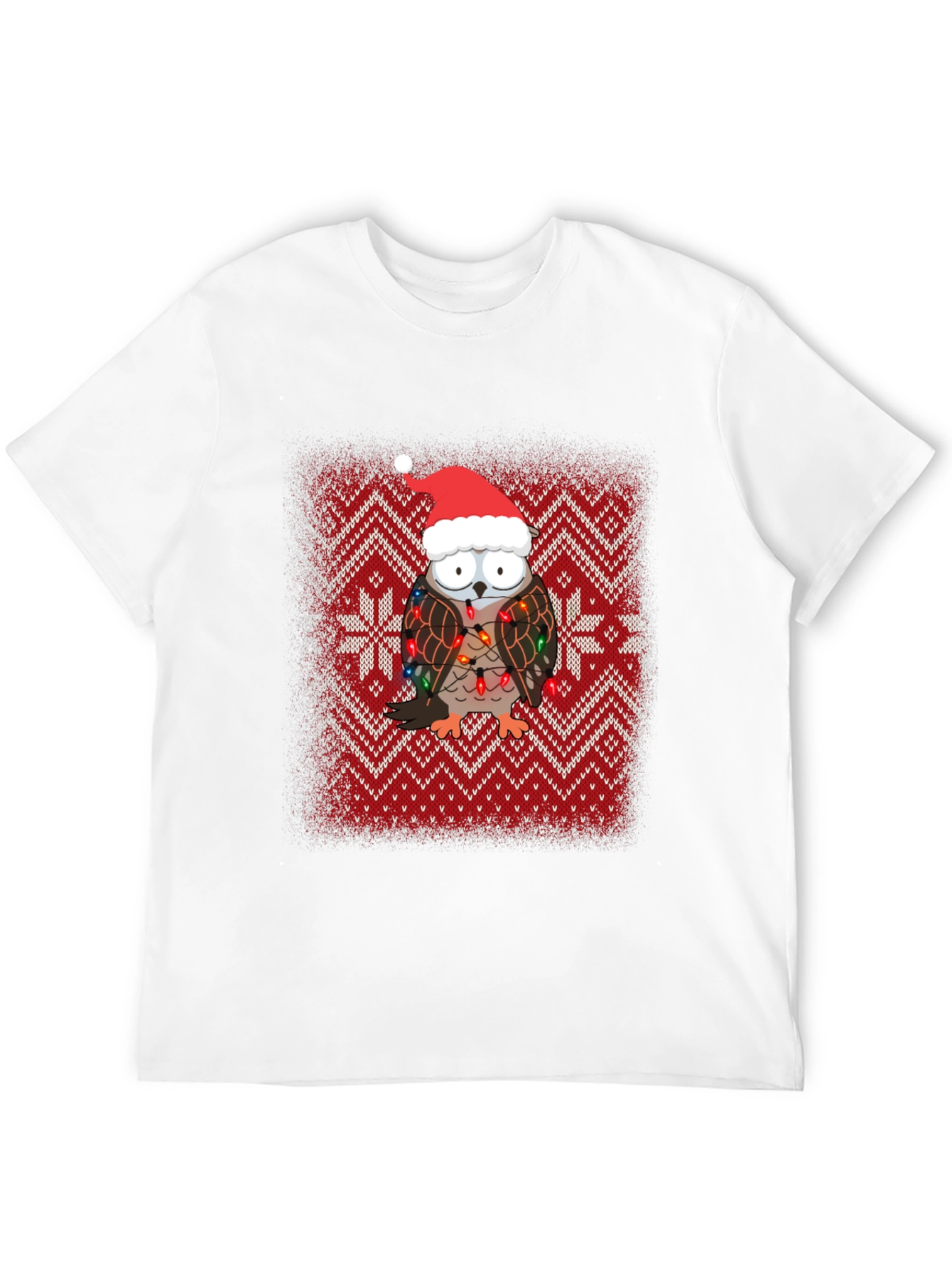 Festive Owl Christmas T-Shirt