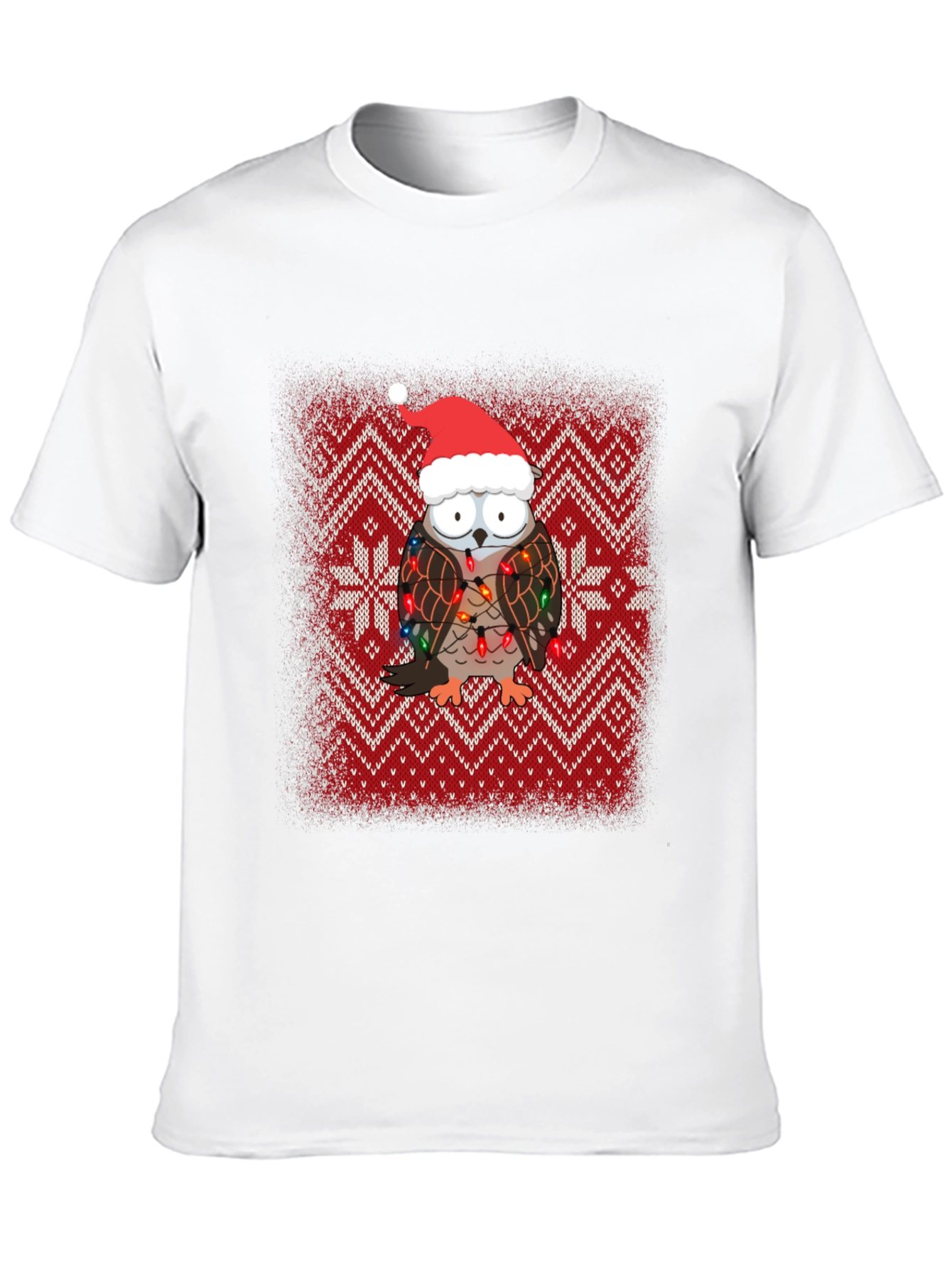 Festive Owl Christmas T-Shirt