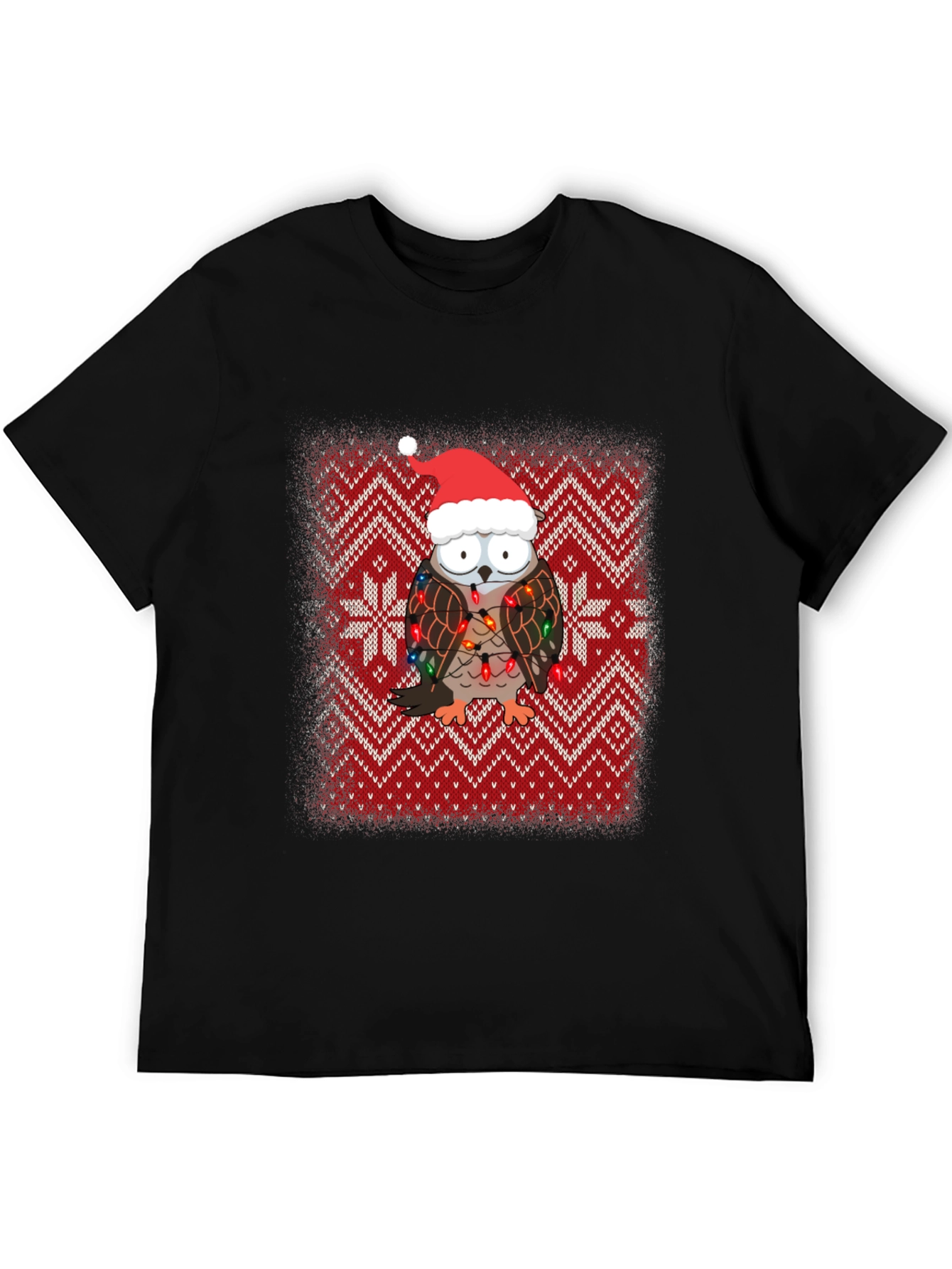 Festive Owl Christmas T-Shirt
