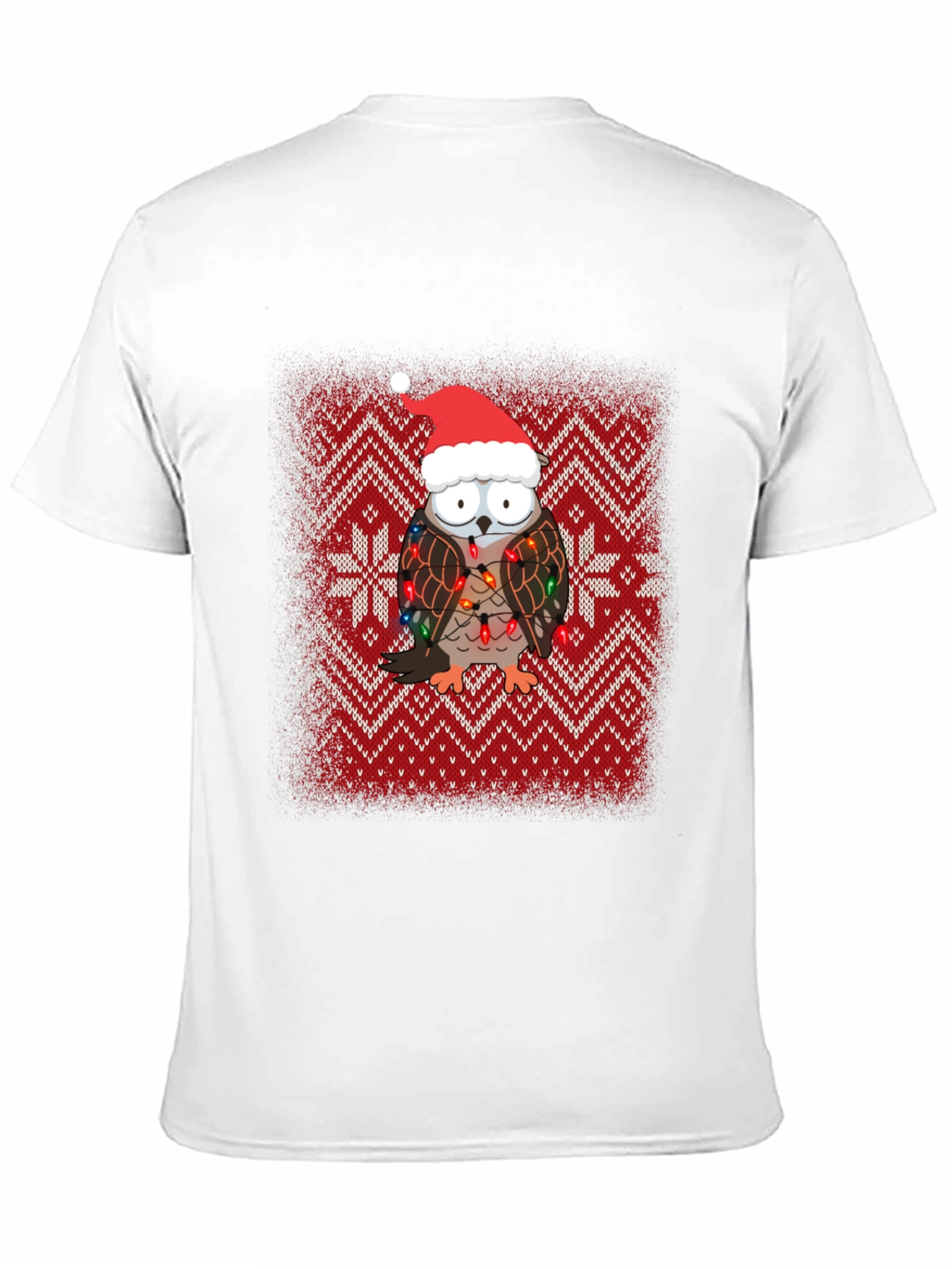 Festive Owl Christmas T-Shirt