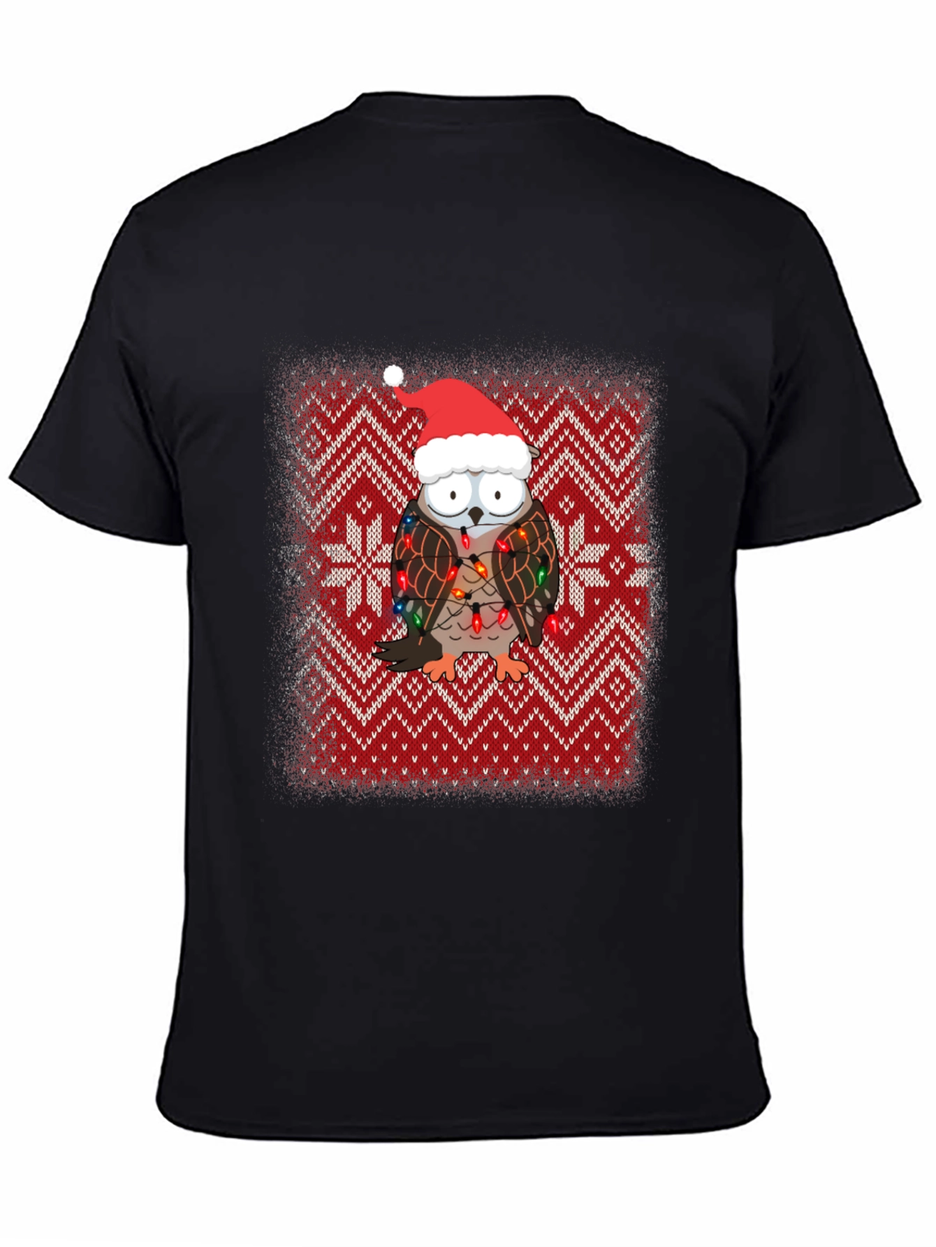 Festive Owl Christmas T-Shirt