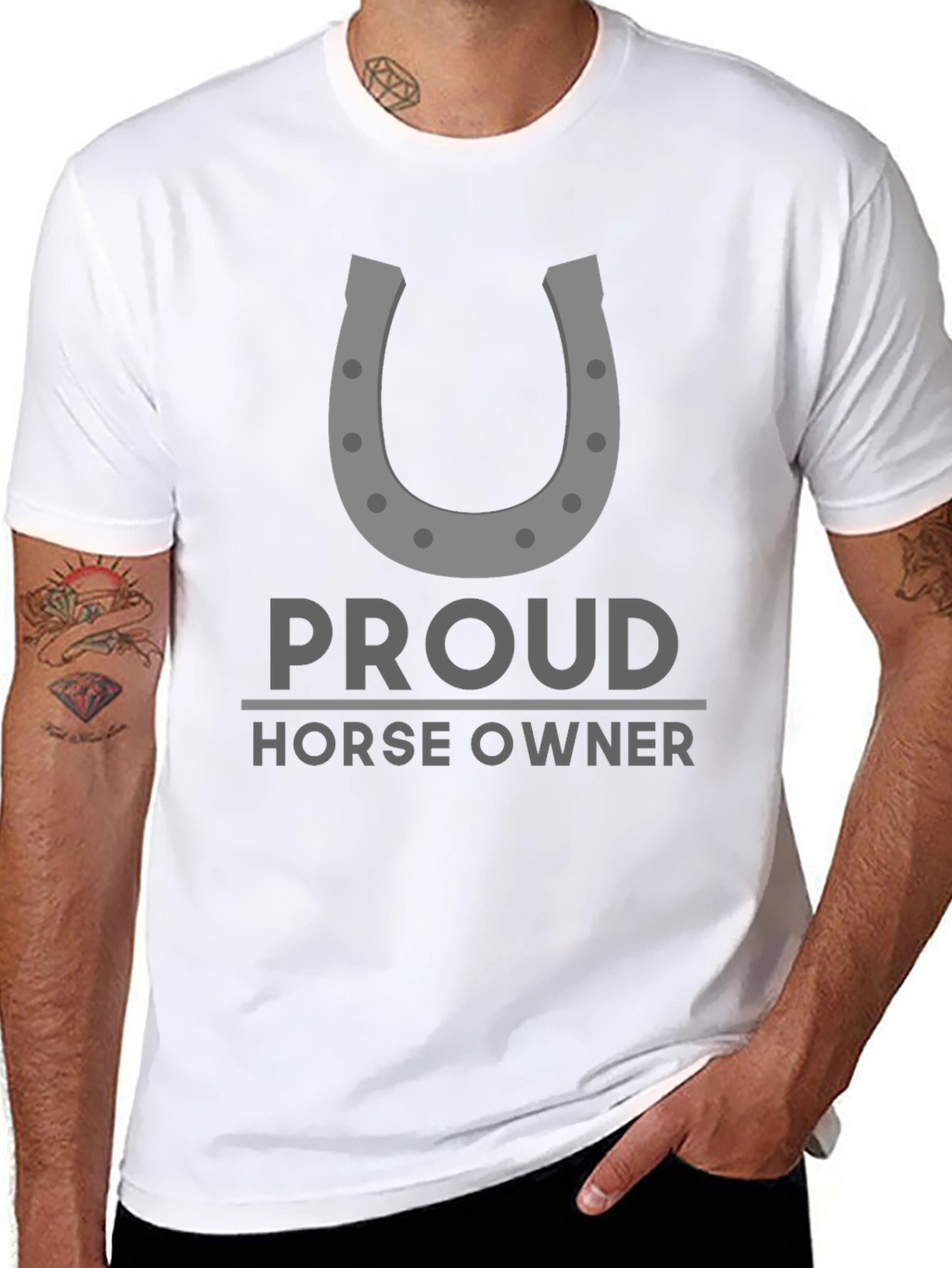 Proud Horse Owner Graphic T-Shirt