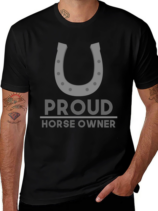 Proud Horse Owner Graphic T-Shirt