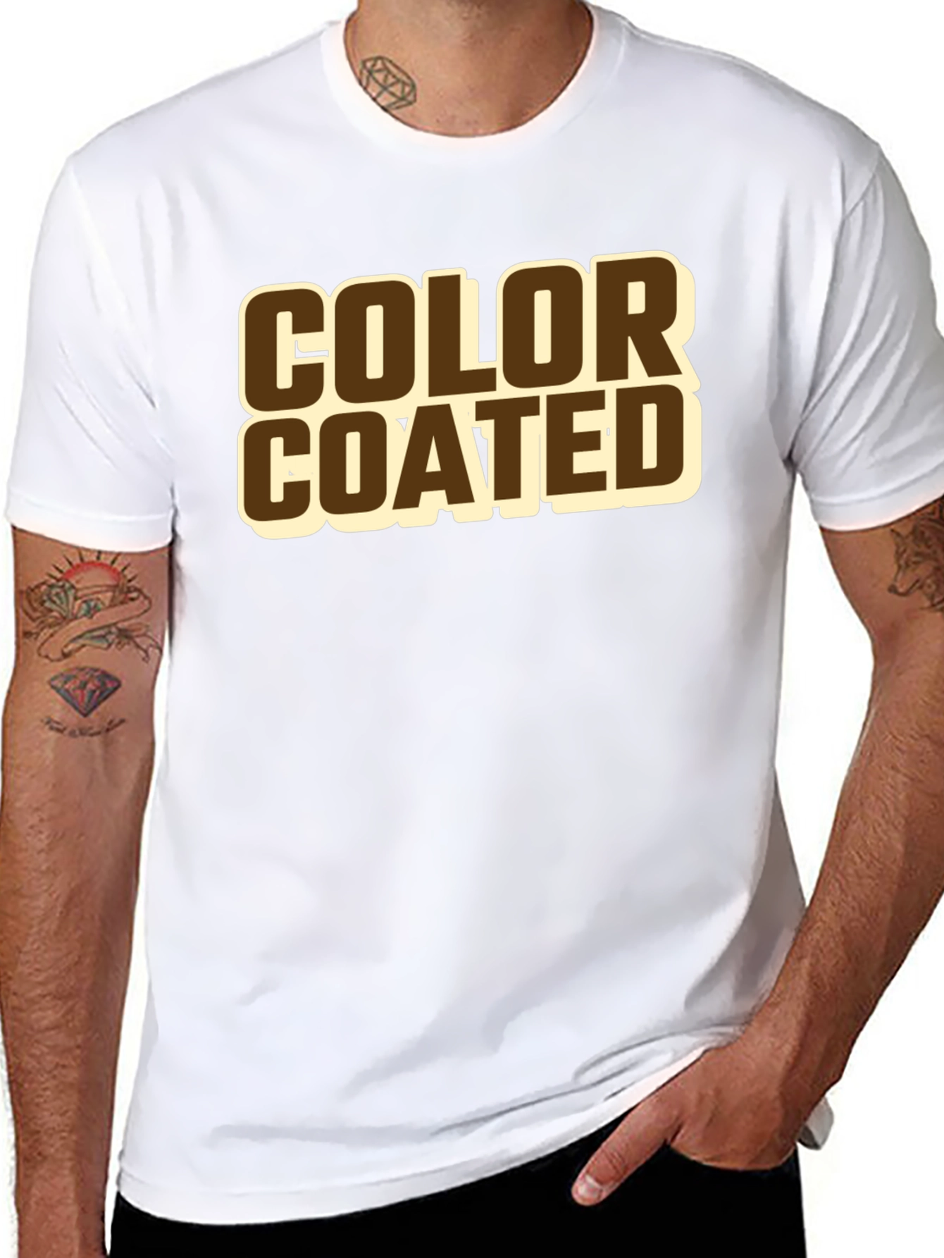 Color Coated Graphic Tee
