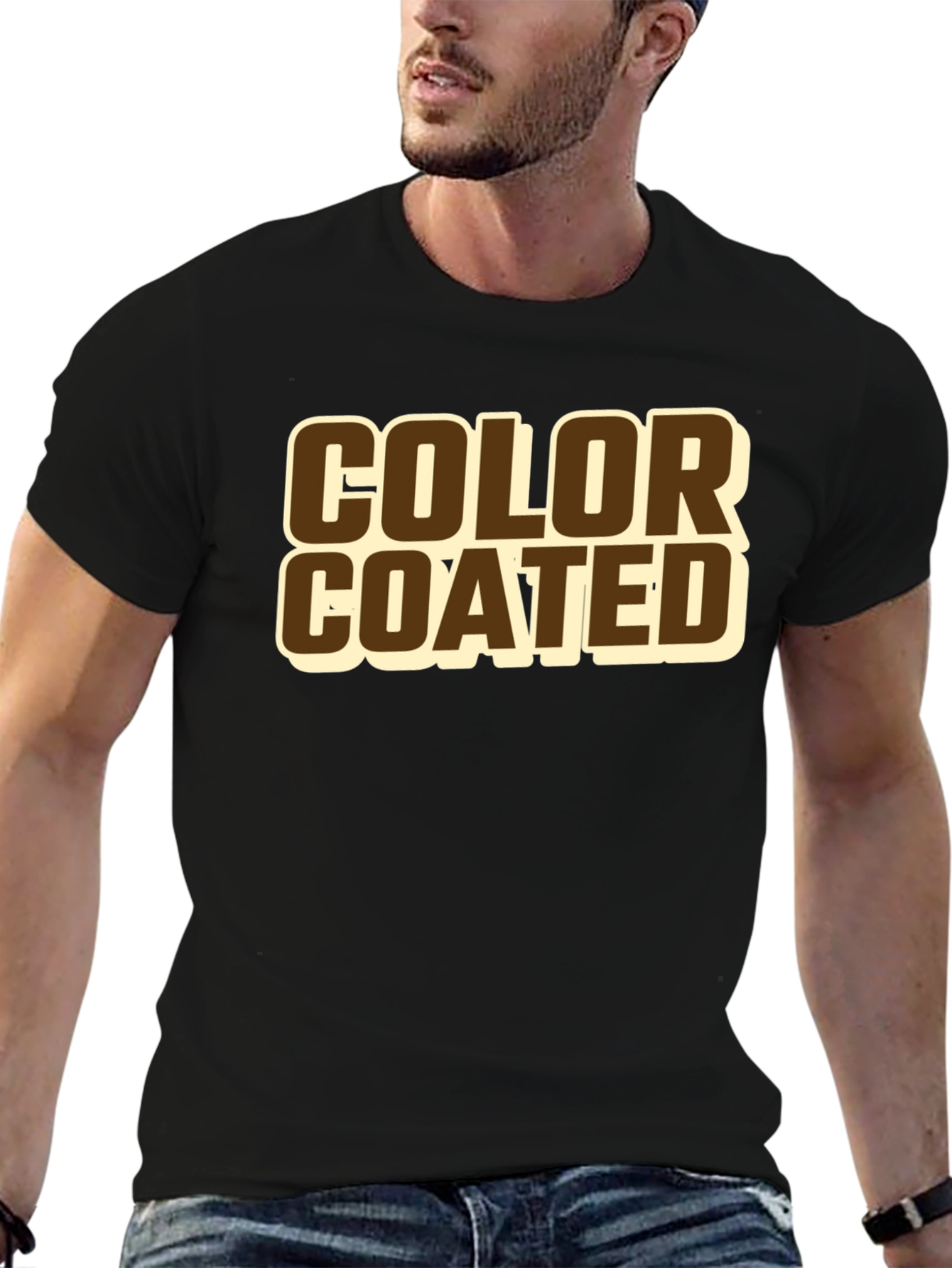 Color Coated Graphic Tee