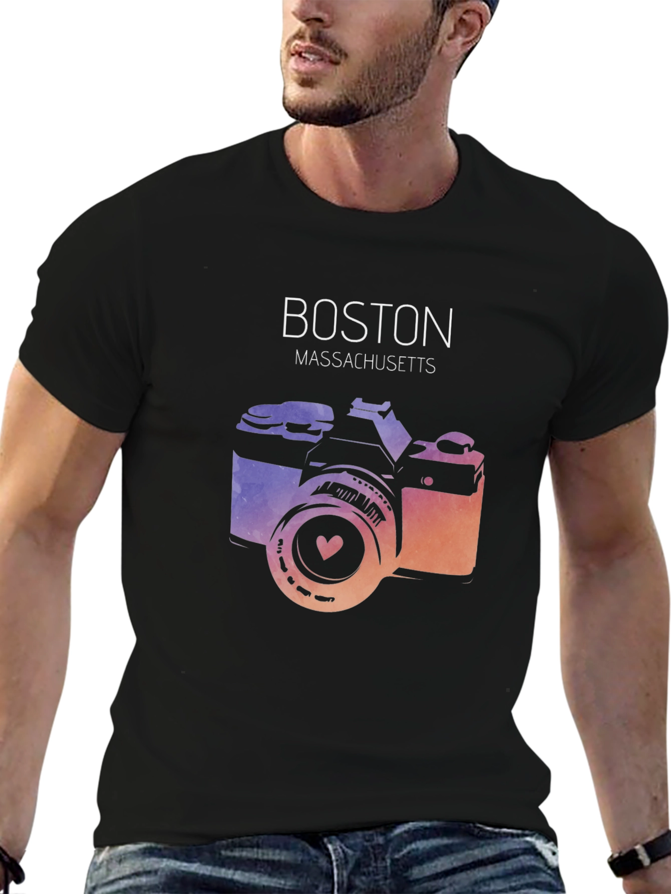 Boston Camera Graphic Tee