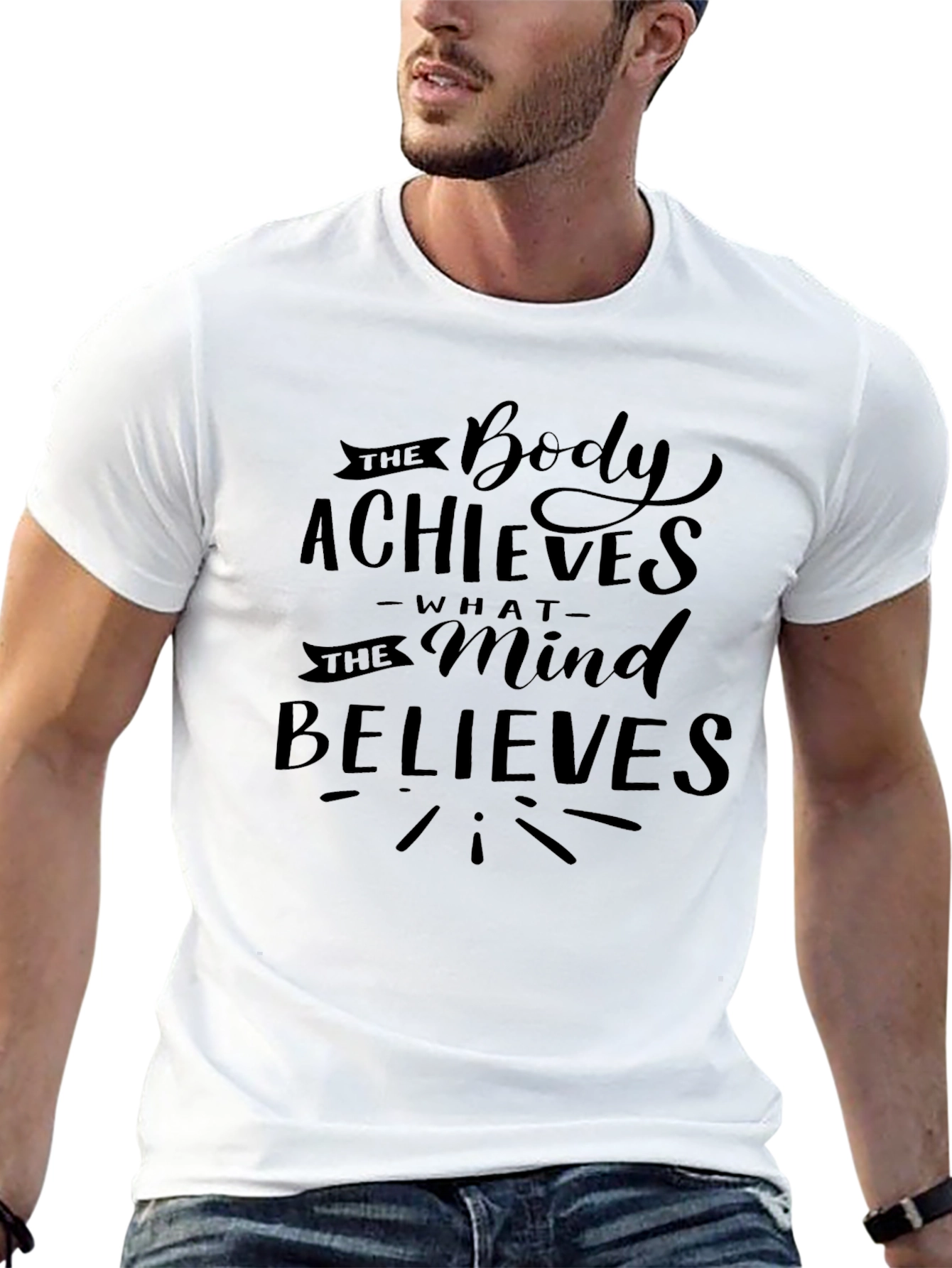 The Body Achieves T-Shirt - Motivational Fitness Tee