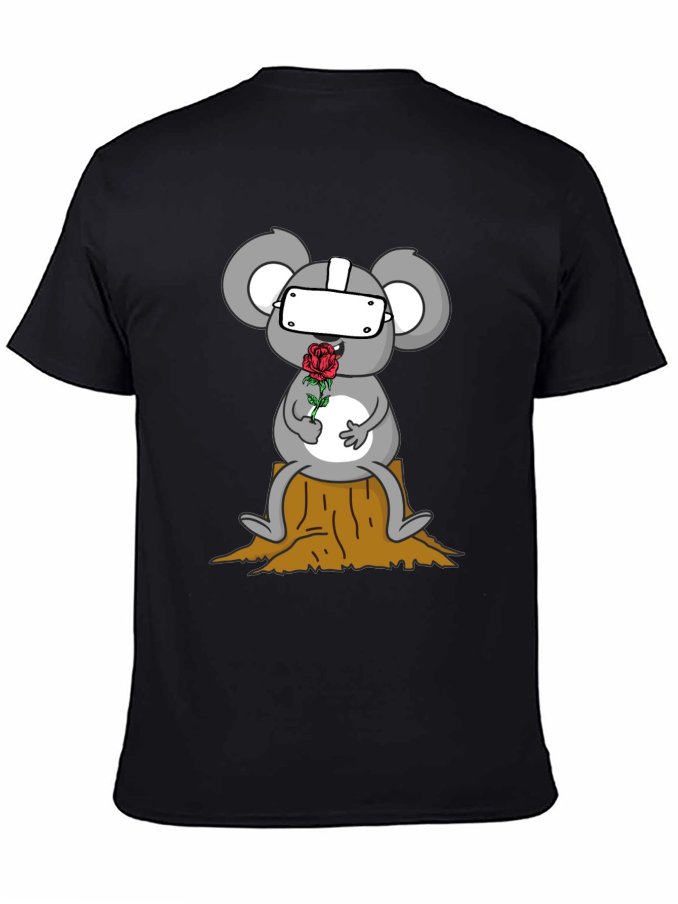 VR Koala Holding Rose Graphic Tee - Unisex