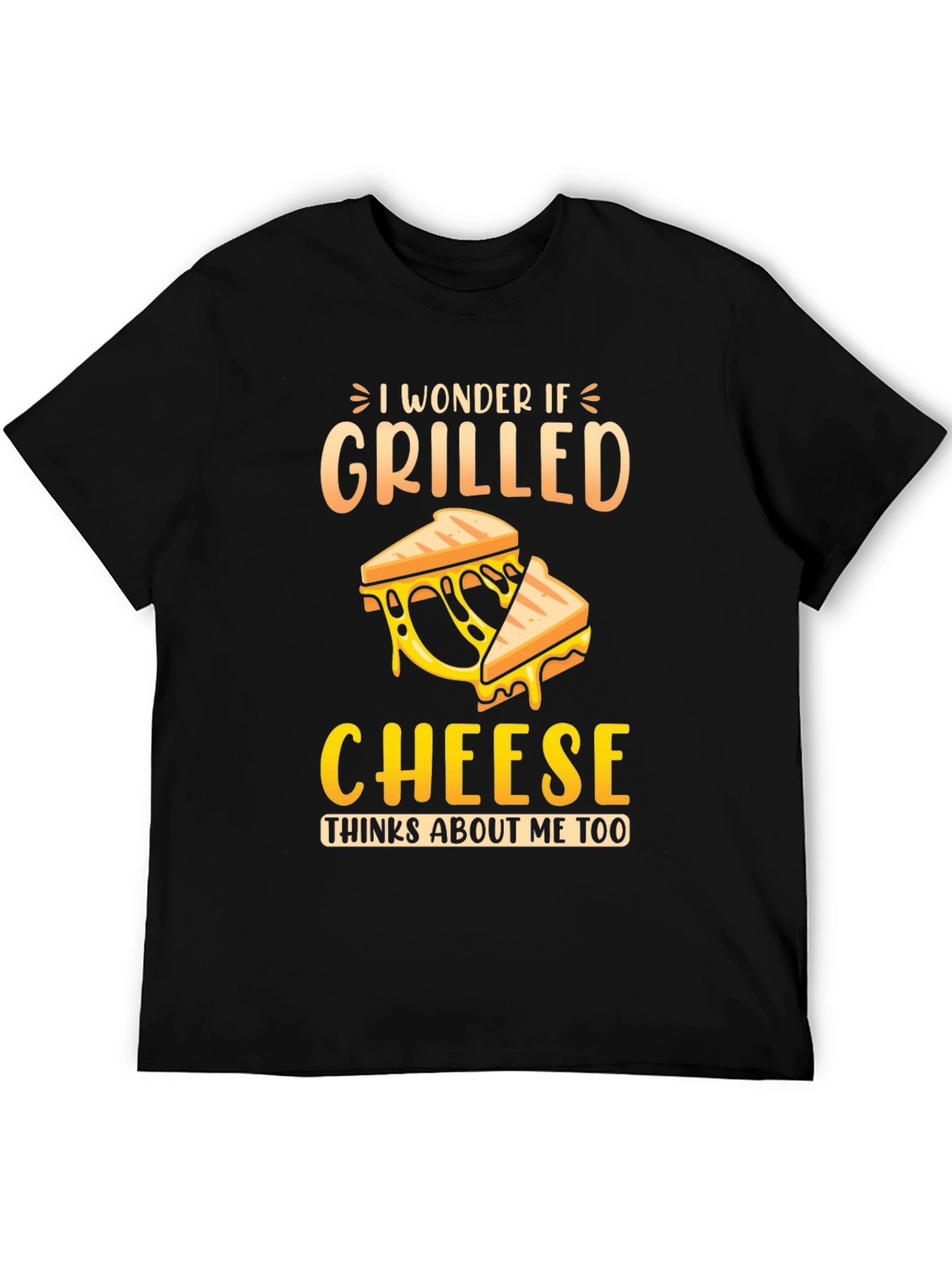 Grilled Cheese Graphic Tee - Funny Foodie Shirt