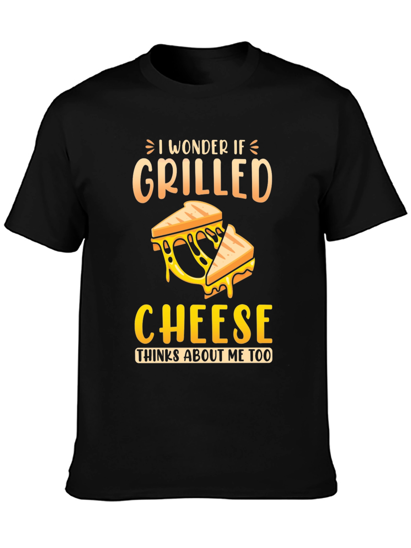 Grilled Cheese Graphic Tee - Funny Foodie Shirt
