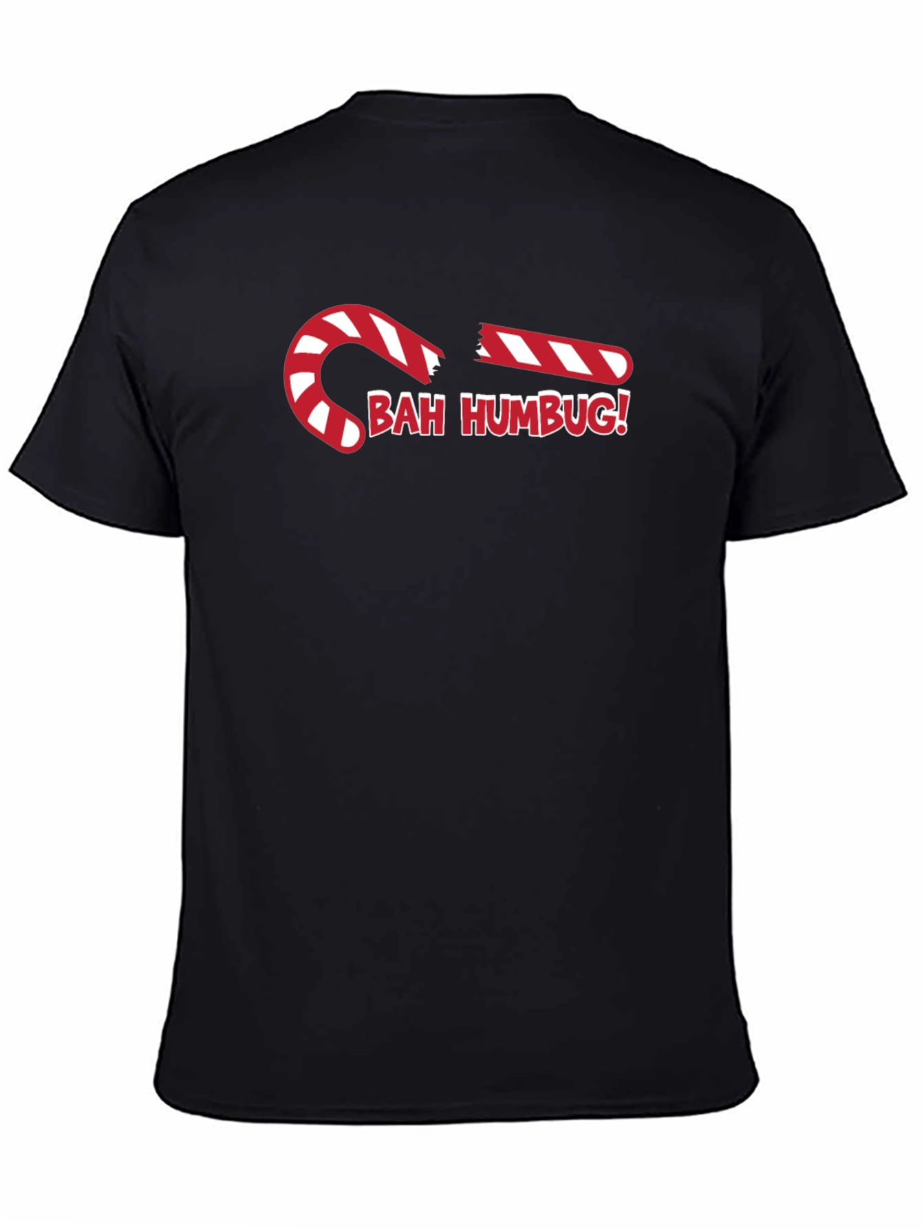 Bah Humbug Candy Cane Graphic Tee