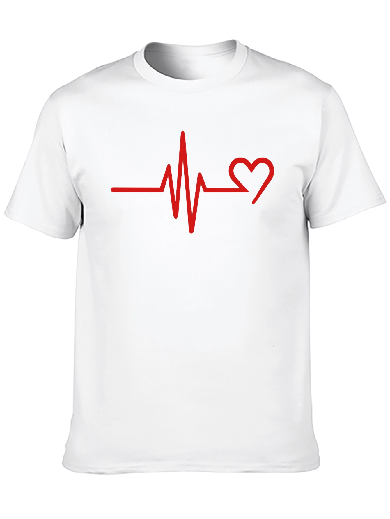 Heartbeat T-Shirt - Love Pulse Graphic Tee