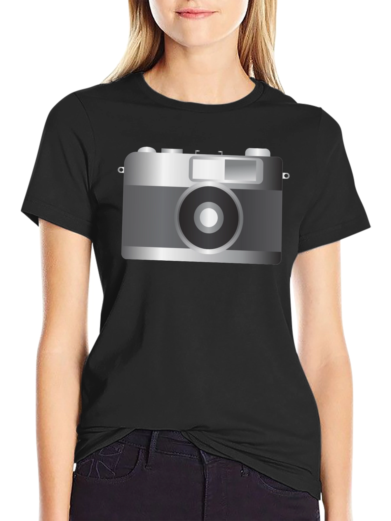Retro Camera Graphic T-Shirt