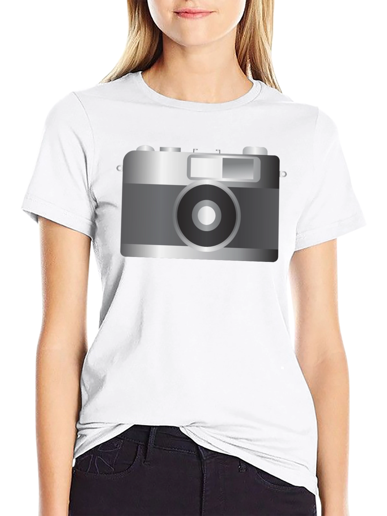 Retro Camera Graphic T-Shirt
