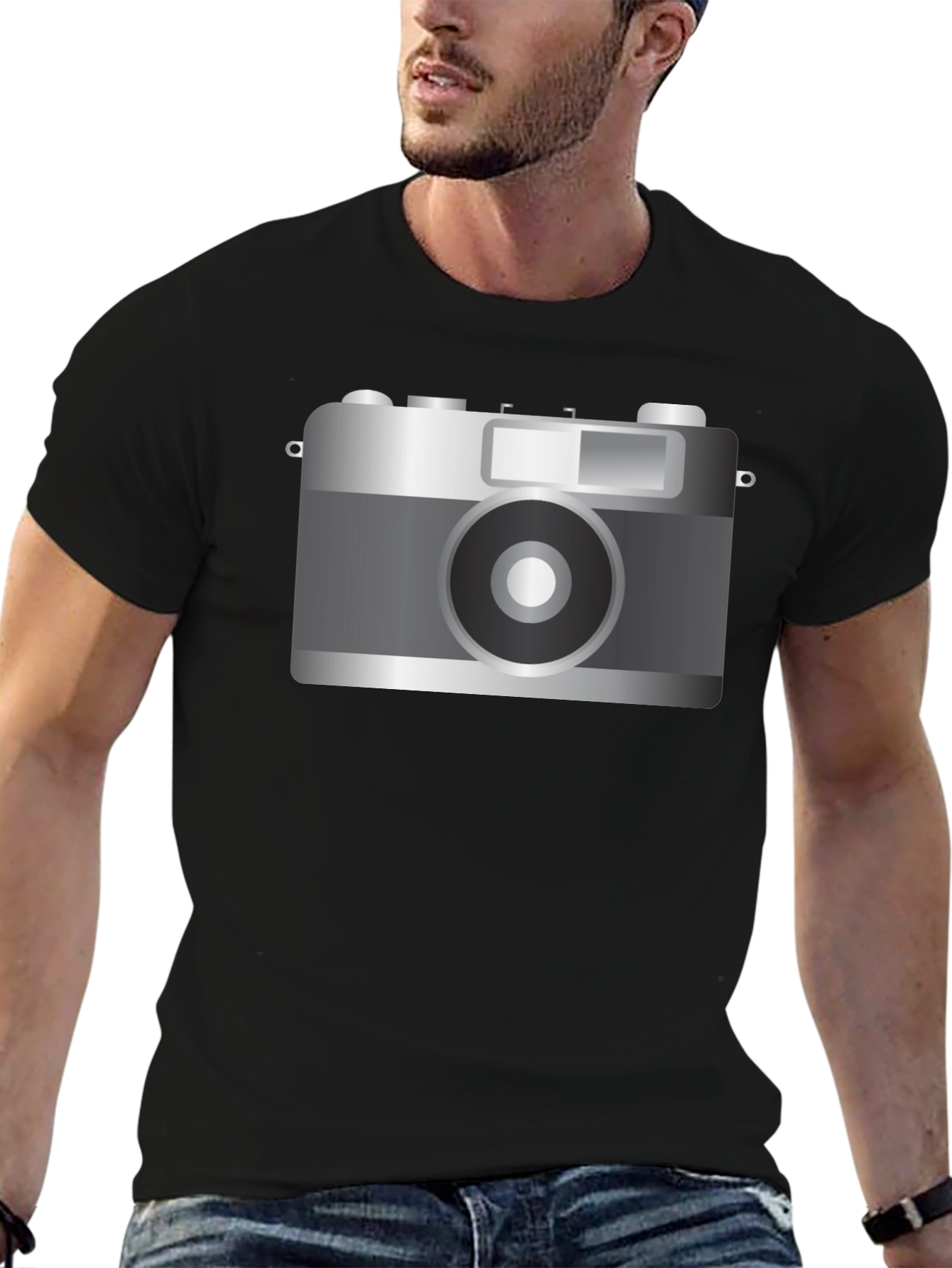 Retro Camera Graphic T-Shirt