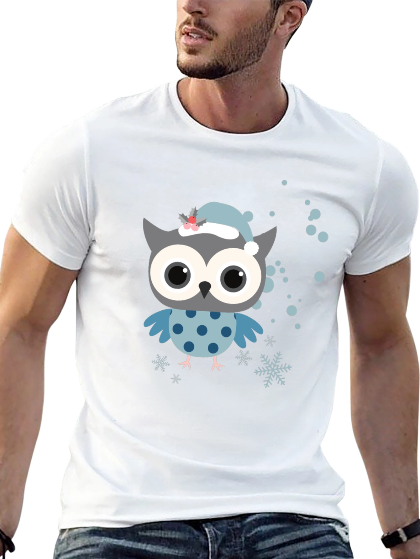 Cute Owl Christmas T-Shirt