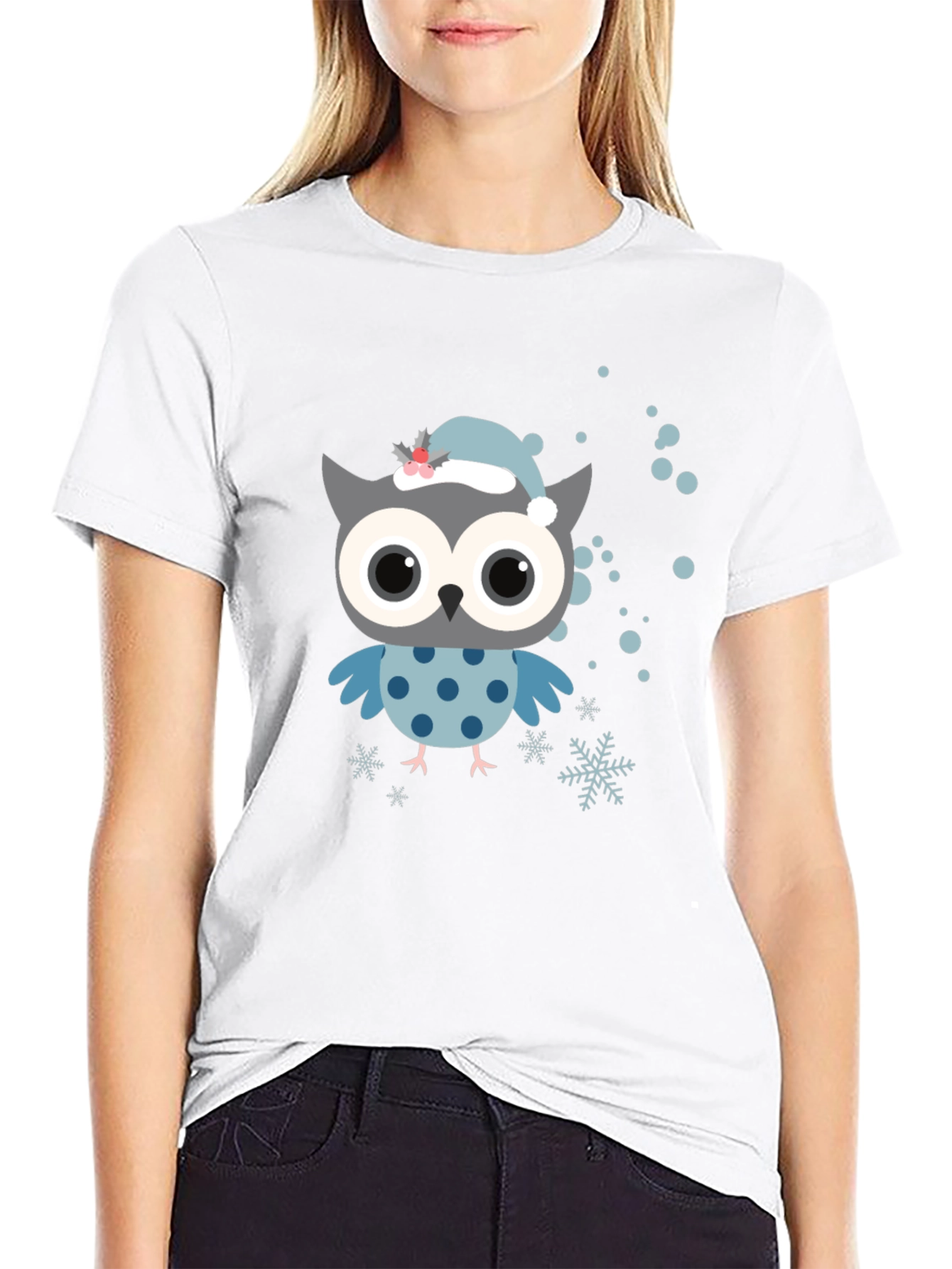 Cute Owl Christmas T-Shirt