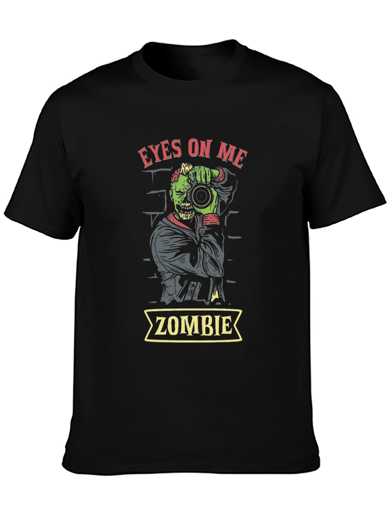 Zombie Photographer Graphic Tee - Eyes On Me