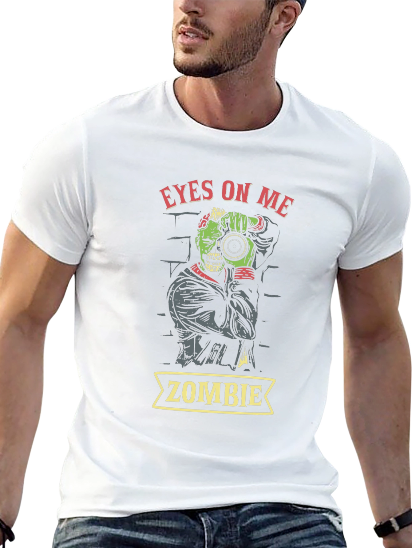 Zombie Photographer Graphic Tee - Eyes On Me