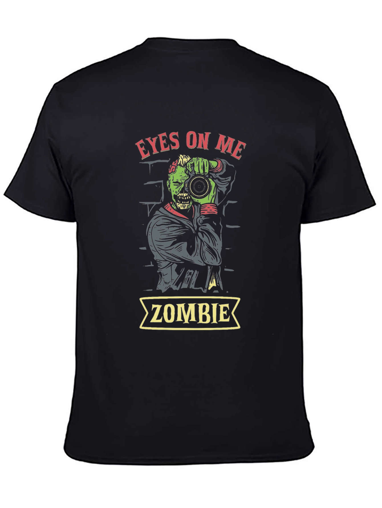 Zombie Photographer Graphic Tee - Eyes On Me