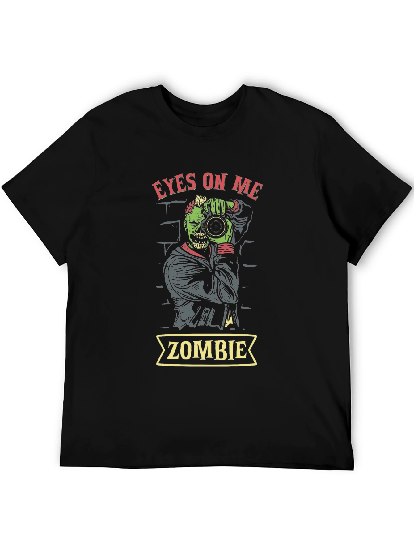 Zombie Photographer Graphic Tee - Eyes On Me