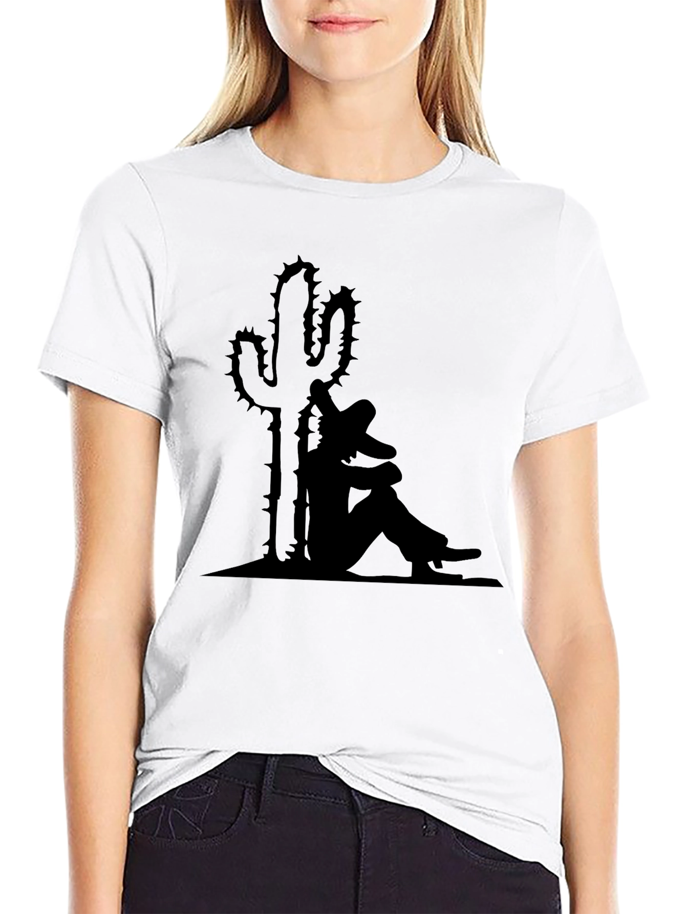 Cactus & Sombrero Graphic Tee - Stylish Comfort