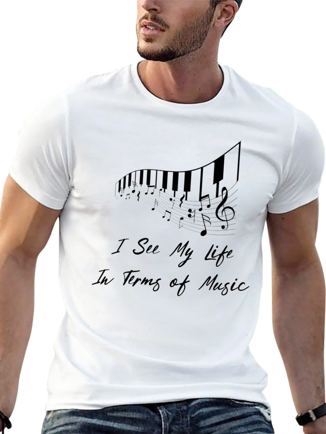 Musical Life T-Shirt - Black