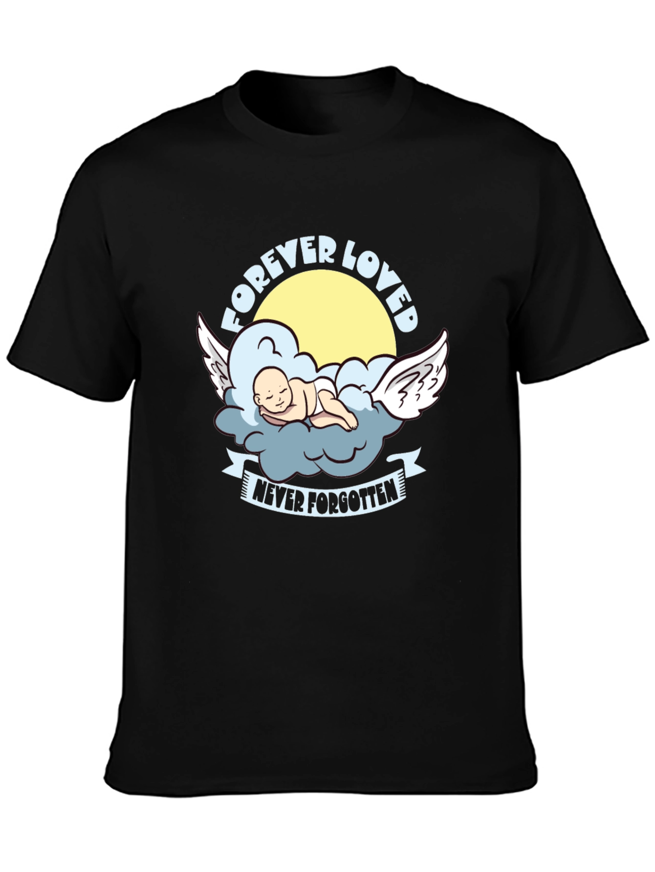 Forever Loved Baby Angel Graphic Tee
