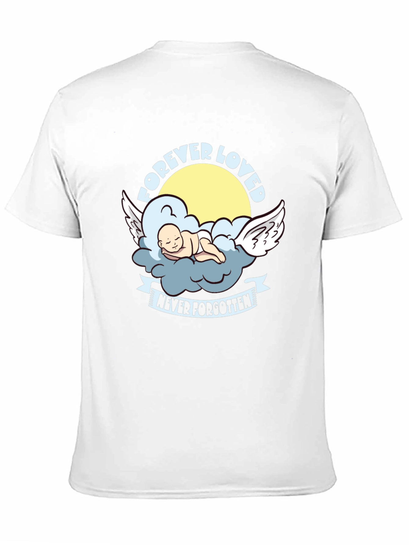 Forever Loved Baby Angel Graphic Tee