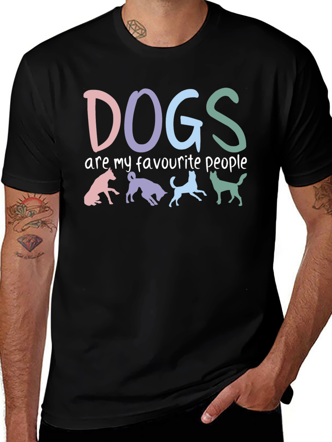 Dogs Are My Favorite People Graphic Tee