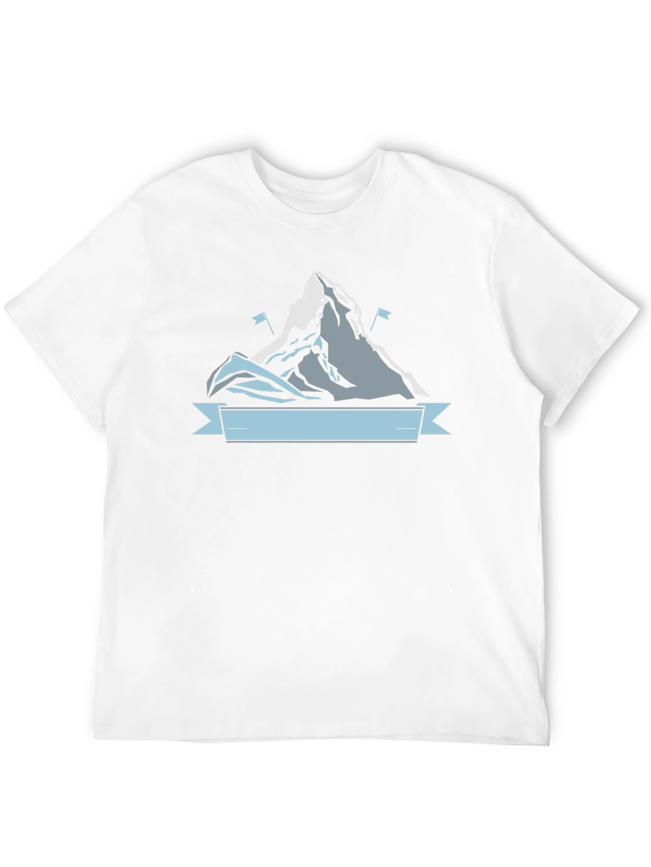 Mountain Graphic Mens Black T-Shirt