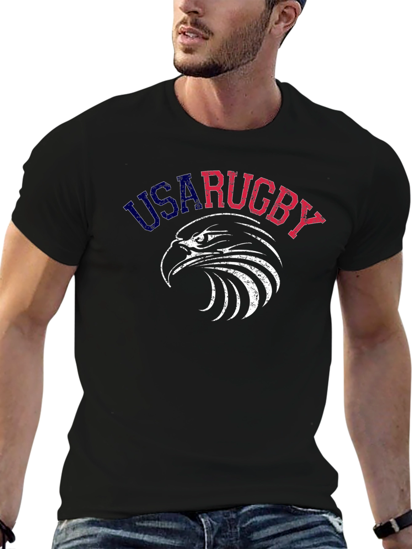 USA Rugby Eagle Graphic T-Shirt