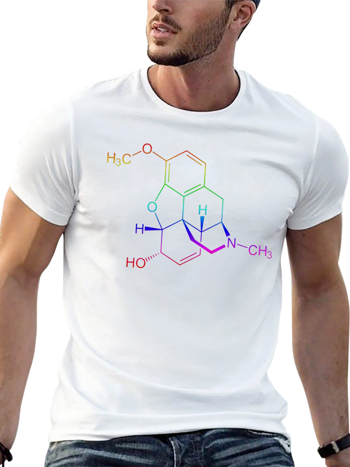 Colorful Chemical Structure T-Shirt