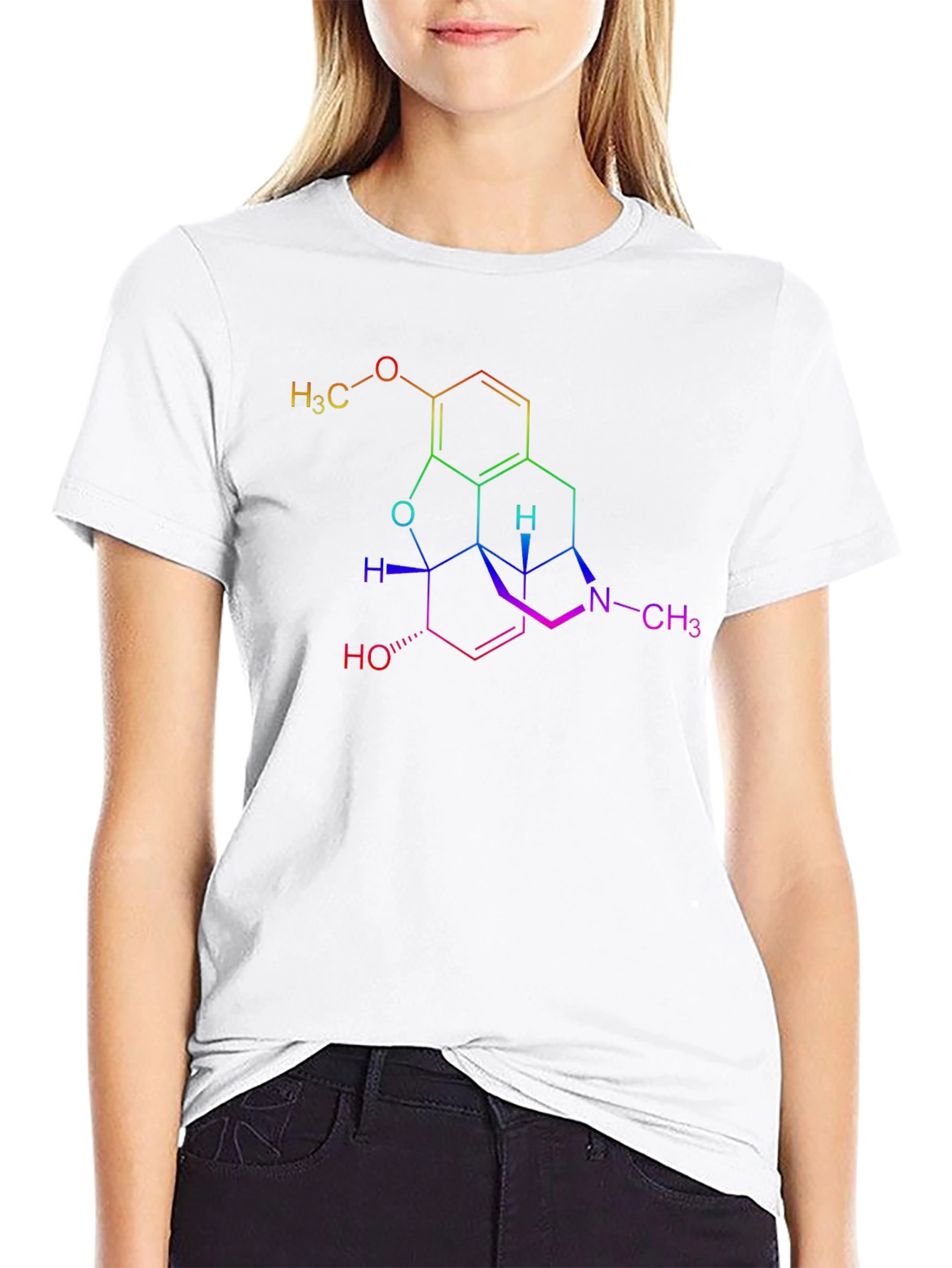Colorful Chemical Structure T-Shirt