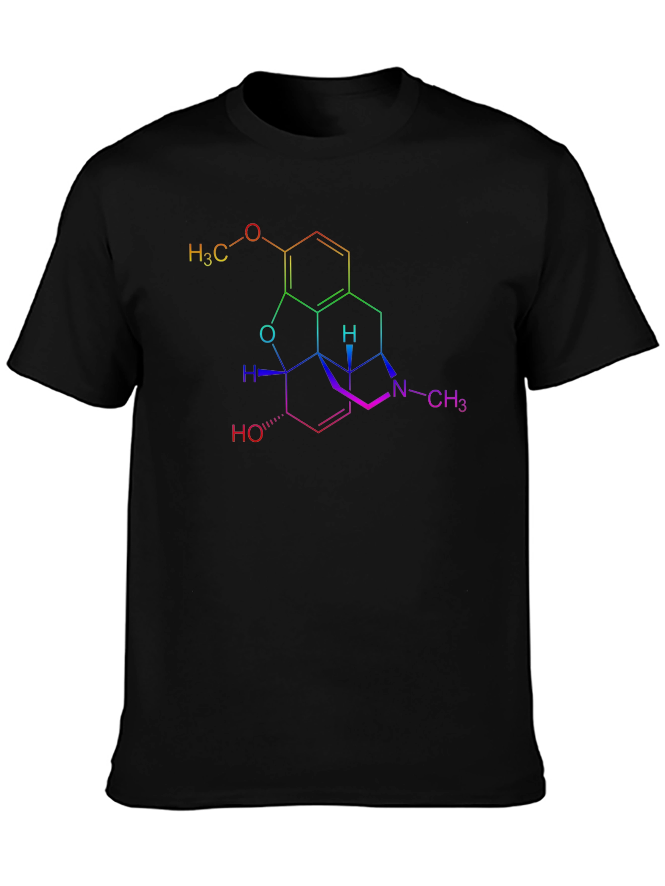 Colorful Chemical Structure T-Shirt