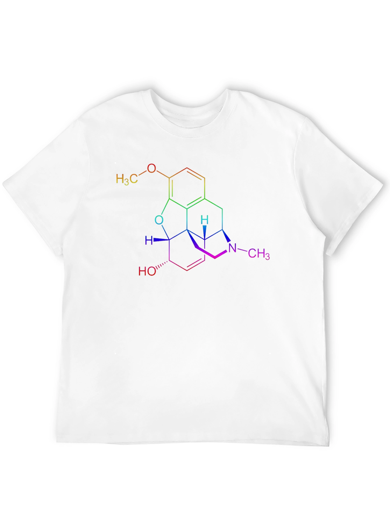 Colorful Chemical Structure T-Shirt