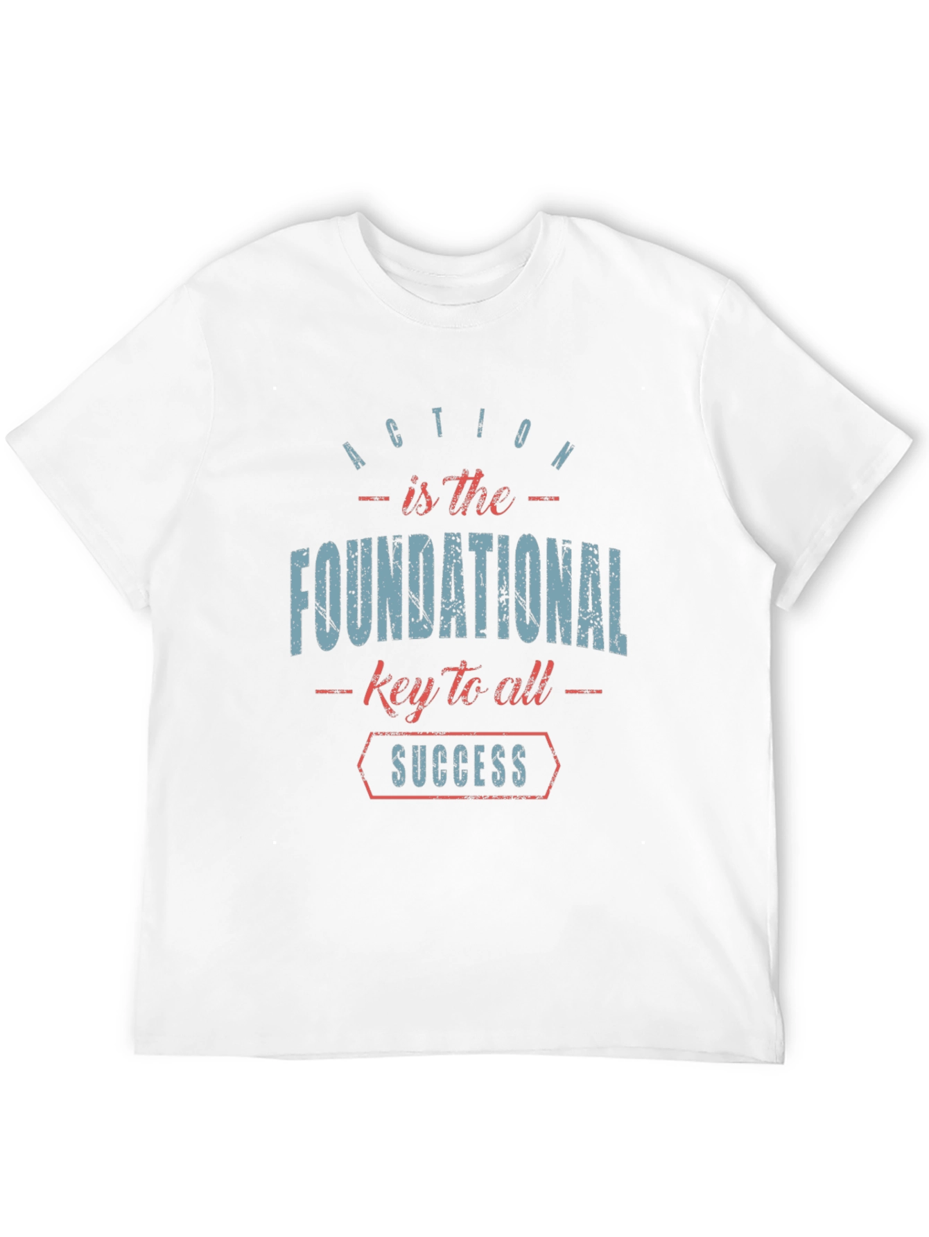 Inspirational Graphic T-Shirt: Action is Success