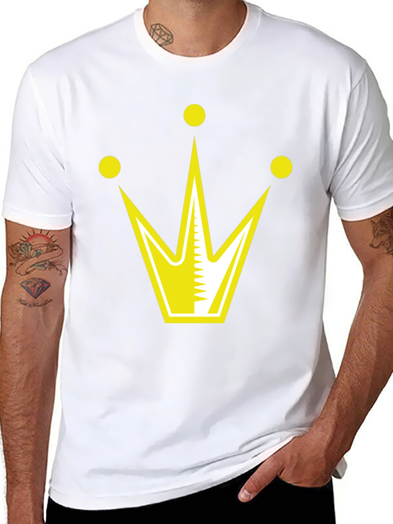 Crown Graphic T-Shirt - Black