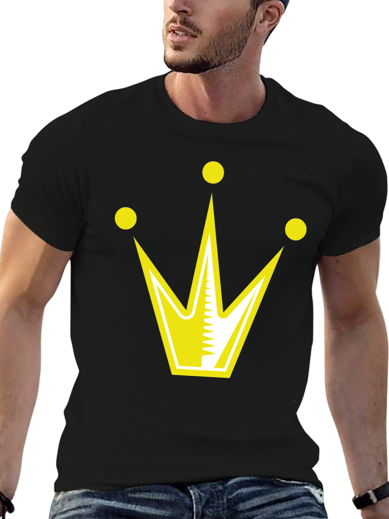 Crown Graphic T-Shirt - Black