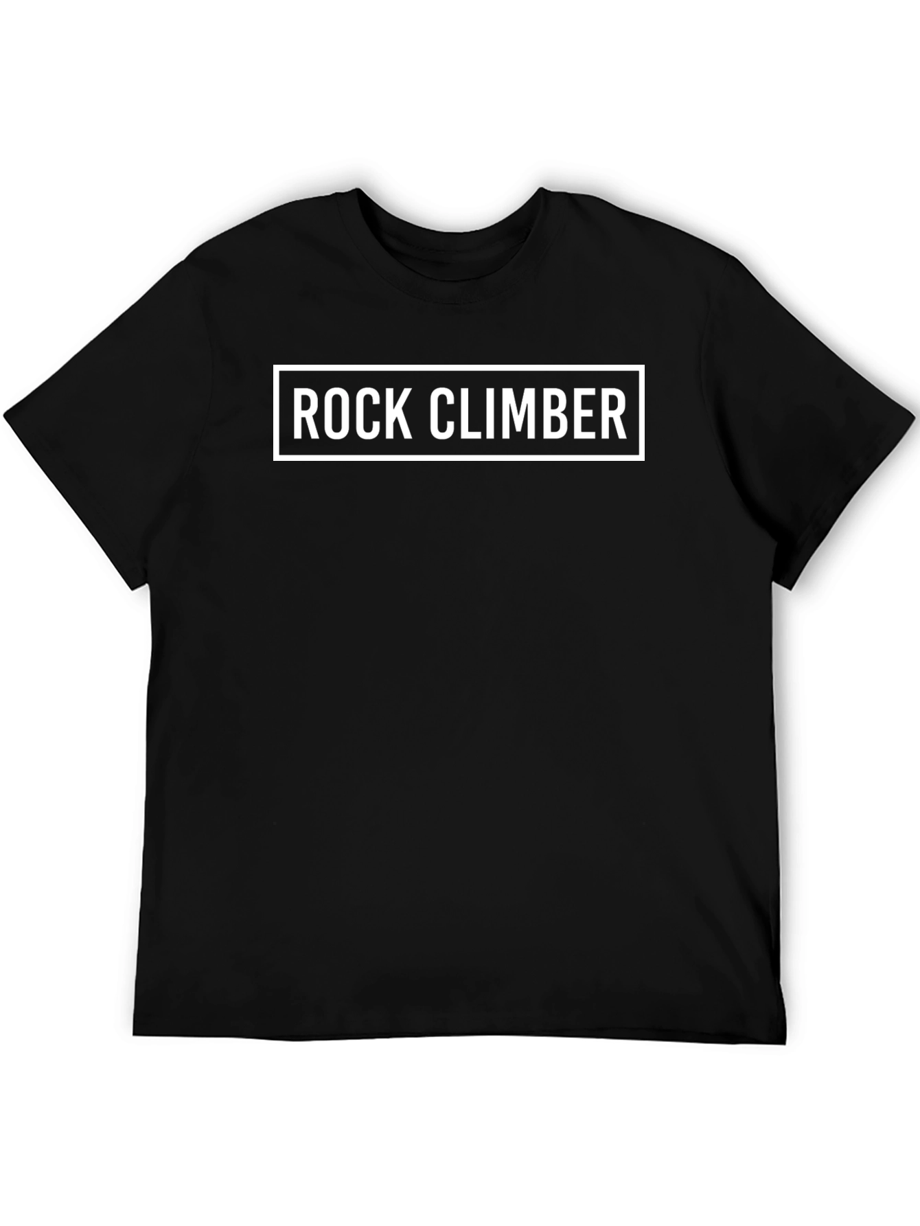 Rock Climber Graphic T-Shirt - Black