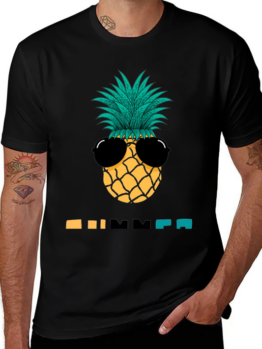 Cool Pineapple Summer Graphic Tee