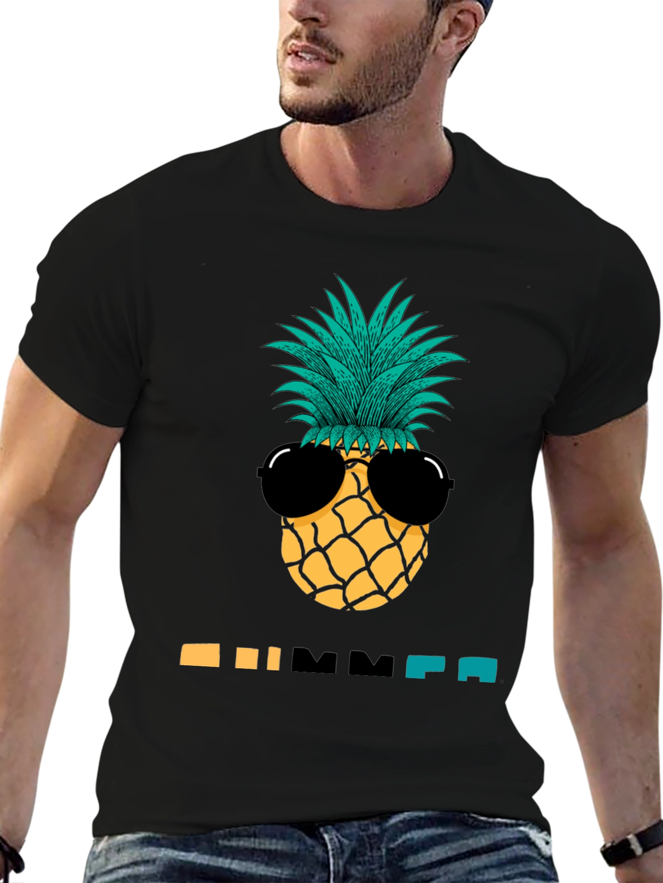 Cool Pineapple Summer Graphic Tee