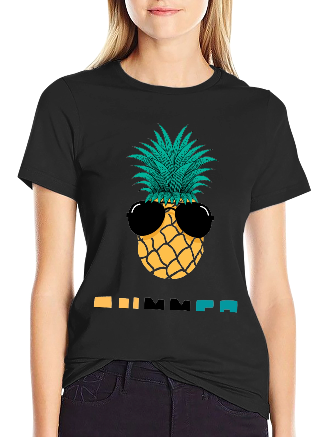 Cool Pineapple Summer Graphic Tee