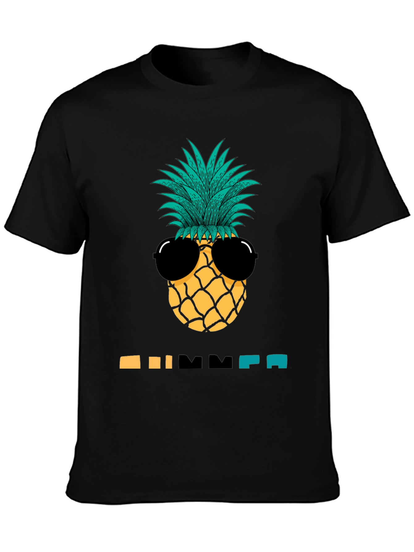 Cool Pineapple Summer Graphic Tee