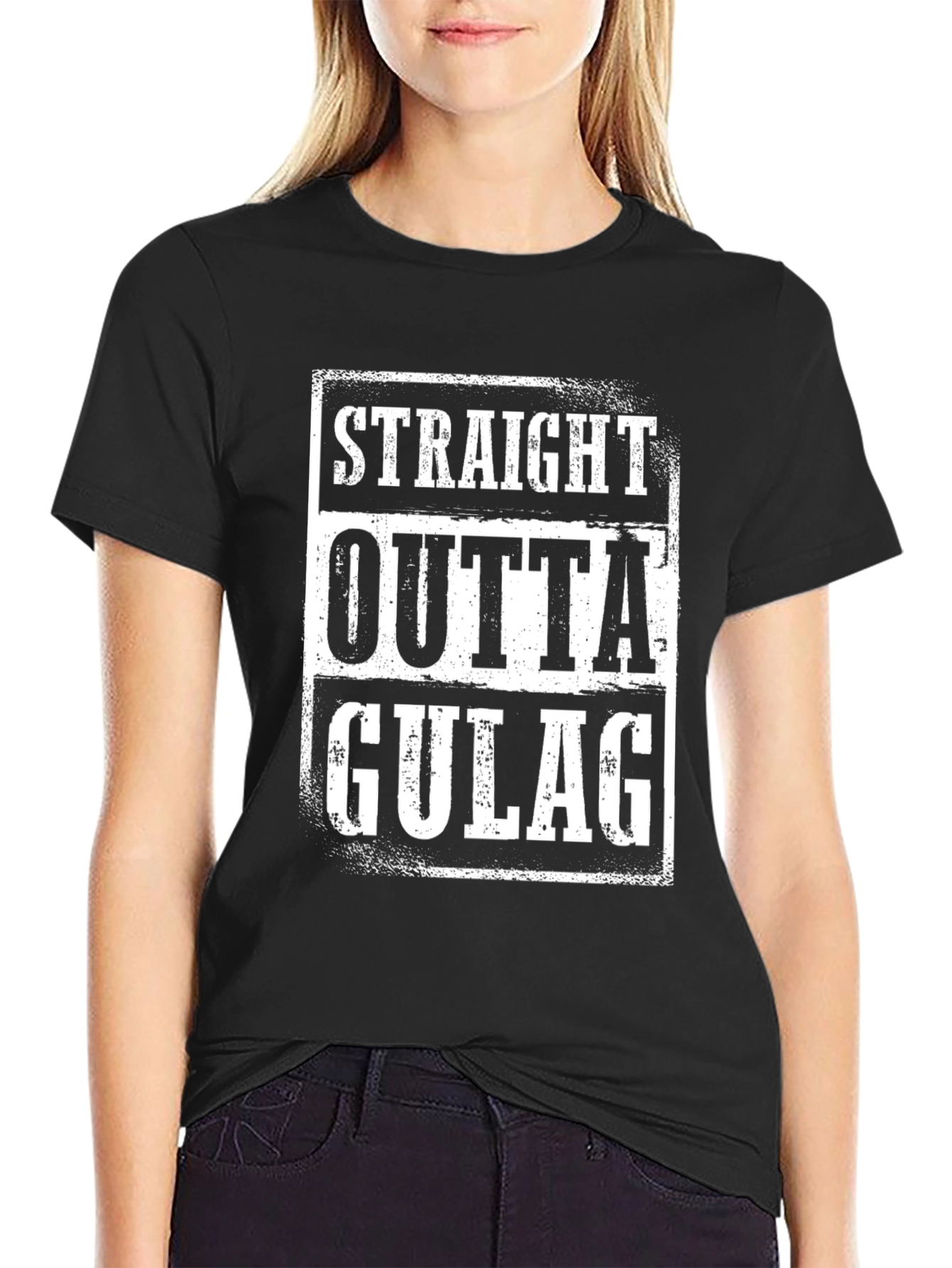Straight Outta Gulag Graphic T-Shirt
