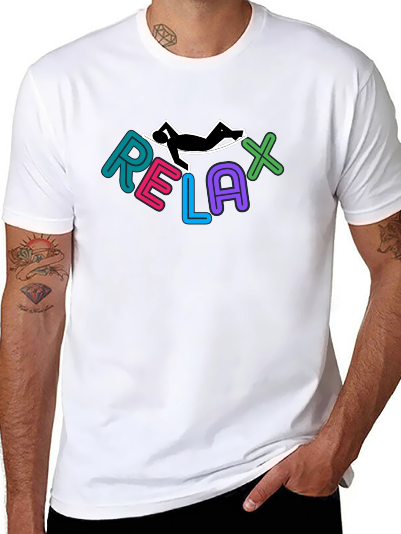 Relax Graphic T-Shirt - Chill Summer Vibes
