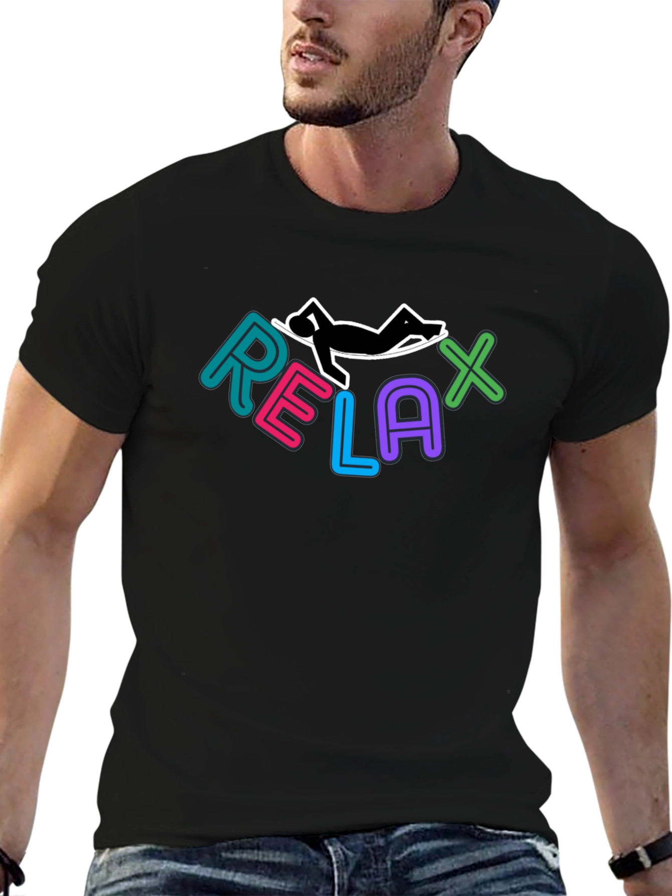 Relax Graphic T-Shirt - Chill Summer Vibes